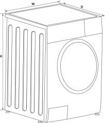 ORION Kurutmalı çam mak. solo 10/8kg gri