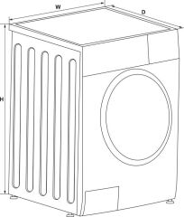 ORION Kurutma makinası solo 10kg gri