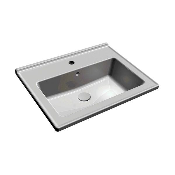 LEONIS 60 Lavabo Parlak Beyaz 600x465