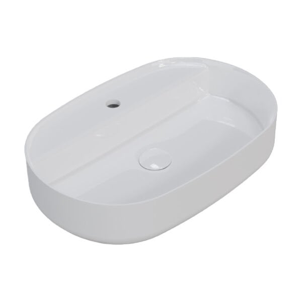 MILAGRO OB Lavabo Parlak Beyaz 600x400mm