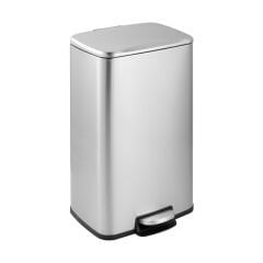 COSMOBIN Pedallı çöp kutusu,30L,paslanmaz çelik