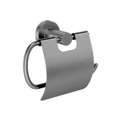 OZO Tuvalet kağıtlık kapaklı,paslanmaz çelik renkli