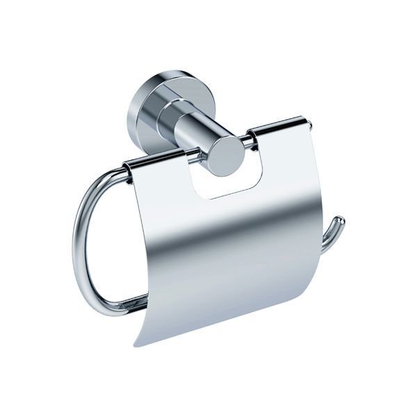 OZO Tuvalet kağıtlık kapaklı,parlak krom