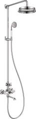 ROMANO Kolonlu duş sistemi, parlak krom