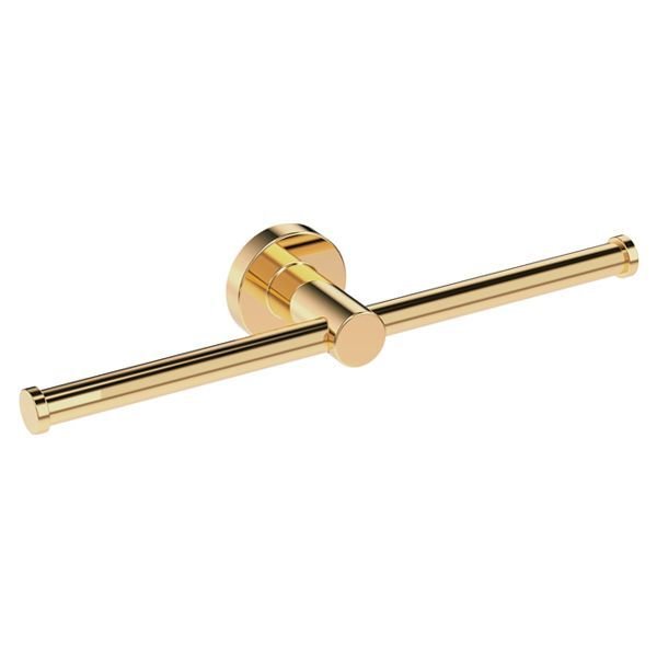 OZO Tuvalet kağıtlık,ikili,parlak altın