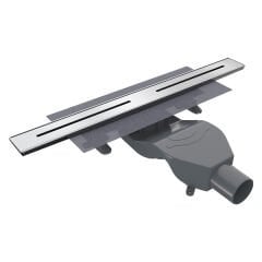 STREAMLINE Duş Kanalı Yatay 600 Parlak Çelik
