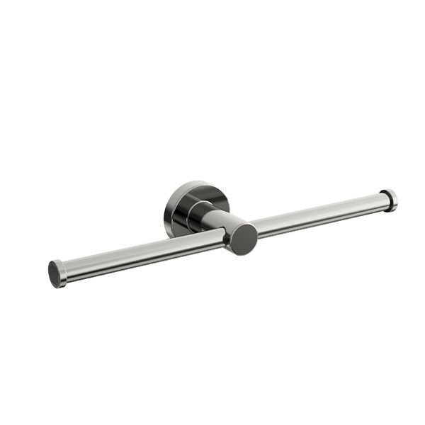 OZO Tuvalet kağıtlık,ikili,titanyum