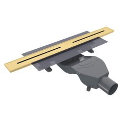 STREAMLINE Duş Kanalı Yatay 600 Altın