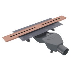 STREAMLINE Duş Kanalı Yatay 600 Rose