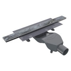 PUREFLOW Duş Kanalı Yatay 600 Parlak Çelik