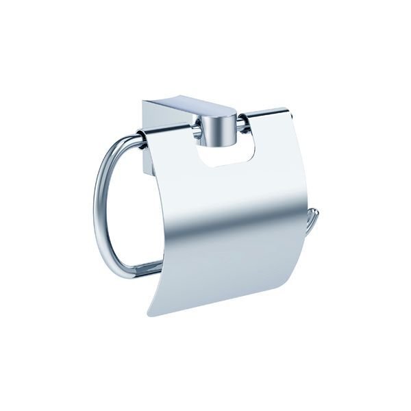 SEMPLE Tuvalet kağıtlık kapaklı,parlak krom