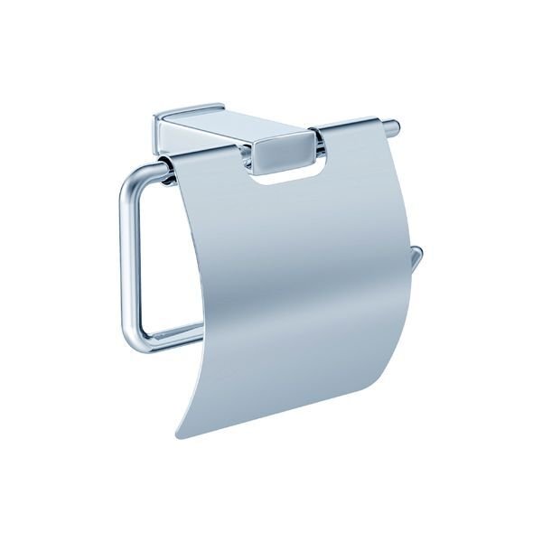 PLATO Tuvalet kağıtlık kapaklı,parlak krom
