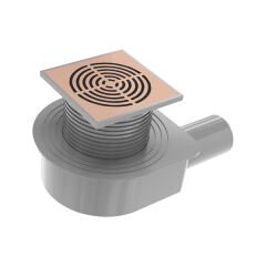 VORTEX Yer Süzgeci Yatay 100x100 Rose