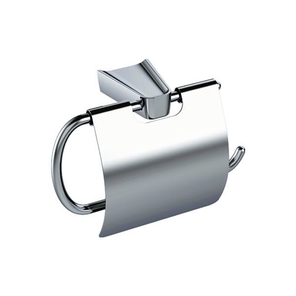 NORM Tuvalet kağıtlık kapaklı,parlak krom