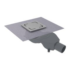 STORMA Yer Süzgeci Yatay 150x150 Parlak Çelik
