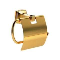 MARTIN Tuvalet kağıtlık kapaklı,parlak altın