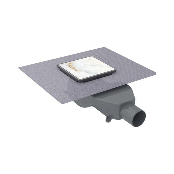 VENTUS Yer Süzgeci Yatay 100x100 Titanyum
