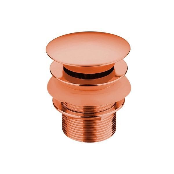 Lavabo Süzgeç Pop-up Taşma Deliksiz Parlak Rose