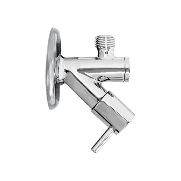 Filtreli Ara Musluk 1/2''-3/8'' Parlak Krom