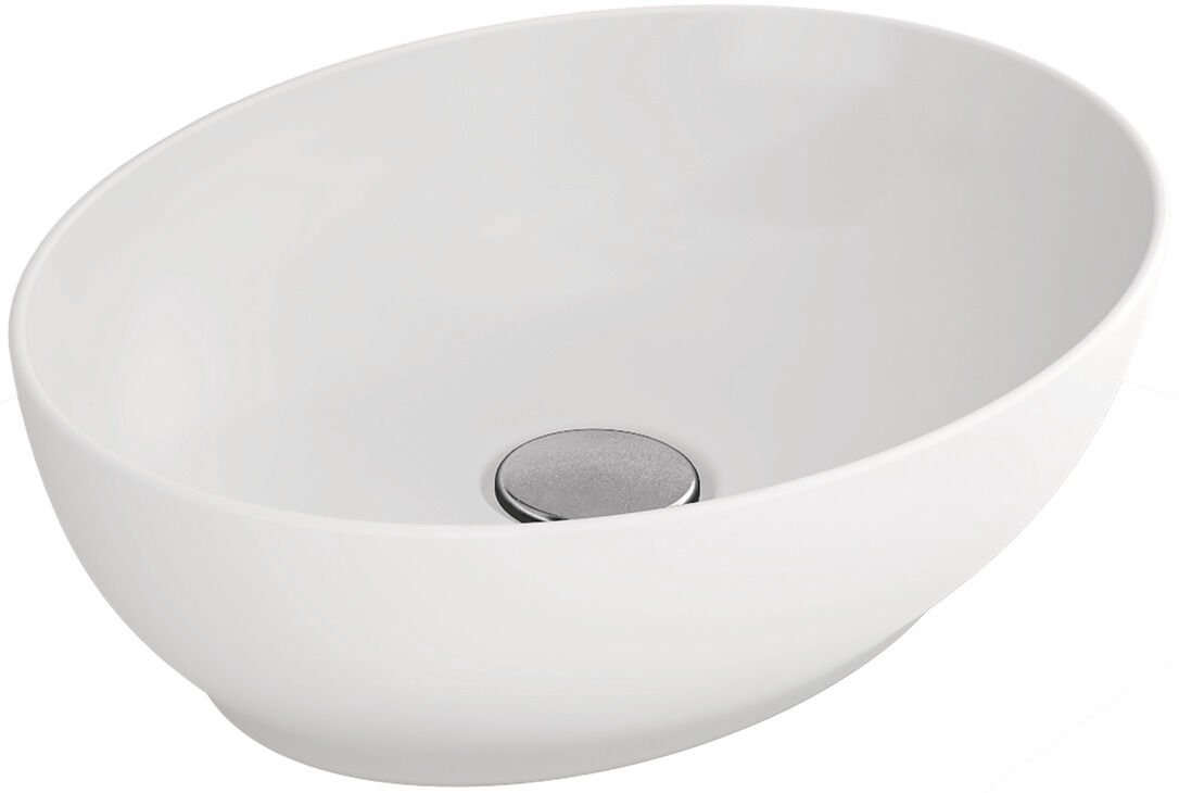 LOTUS O Lavabo,parlak beyaz,500x380mm