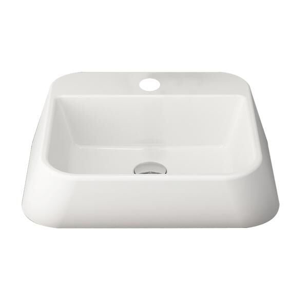 LIZARRA Lavabo Parlak Beyaz 505x420mm