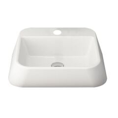 LIZARRA Lavabo Parlak Beyaz 505x420mm