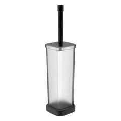 PLATO Tuvalet fırçalık,yerden,mat siyah