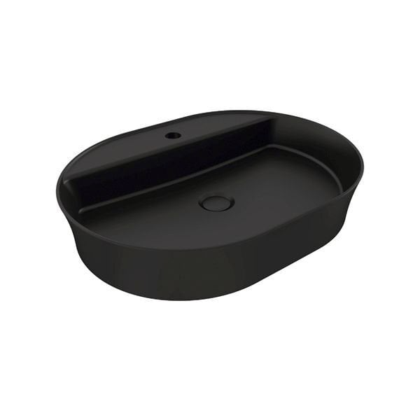 BONITA OB Lavabo Mat Siyah 600x450mm
