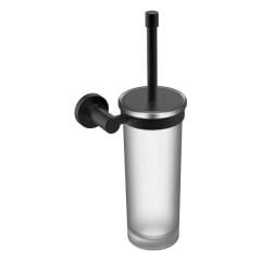 OZO Tuvalet fırçalık,duvara monte,mat siyah