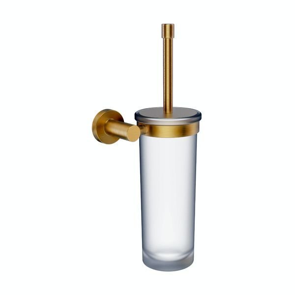 OZO Tuvalet fırçalık,duvara monte,mat altın