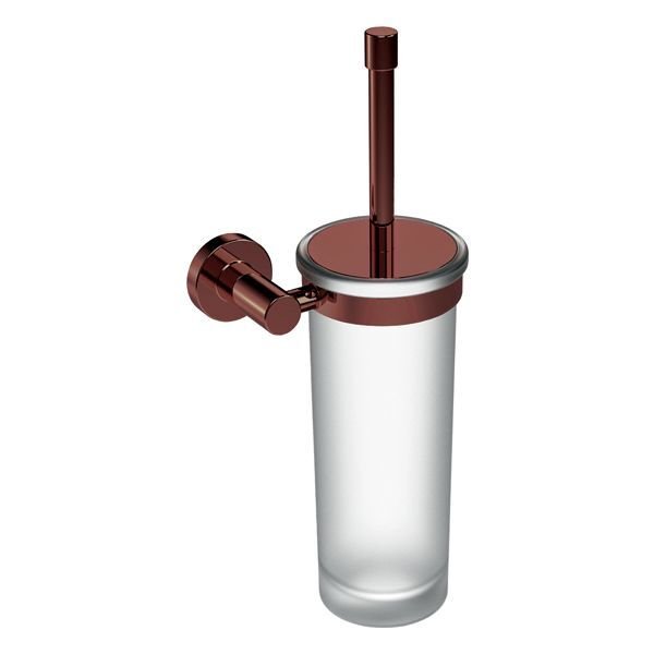 OZO Tuvalet fırçalık,duvara monte,parlak rose