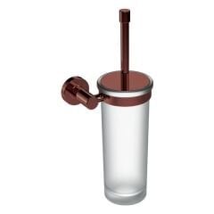 OZO Tuvalet fırçalık,duvara monte,parlak rose