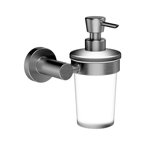 OZO Sıvı sabunluk,duvara monte,paslanmaz çelik renkli