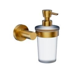 OZO Sıvı sabunluk,duvara monte,mat altın