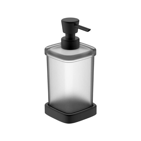 PLATO Sıvı sabunluk,tezgah üstü,mat siyah