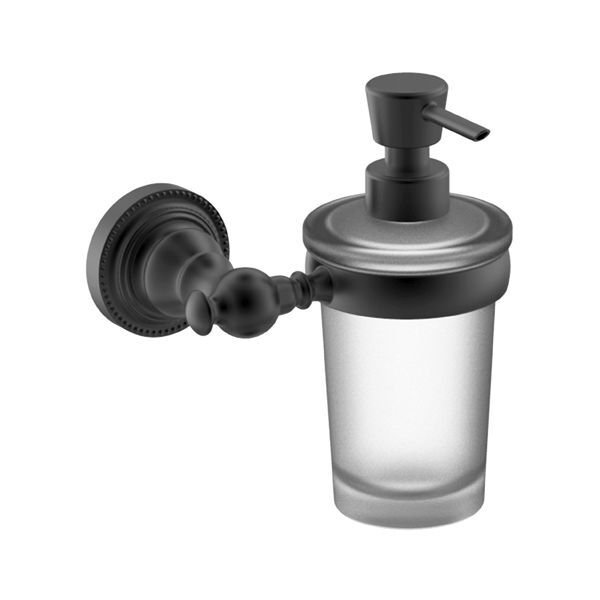 CALISTO Sıvı sabunluk,duvara monte,mat siyah