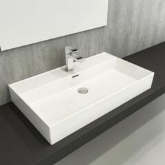 FREYA 80 Lavabo Parlak Beyaz 805x465mm