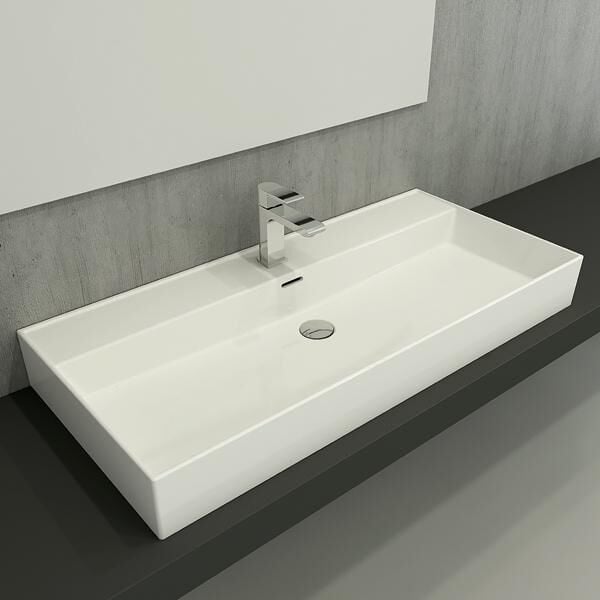 FREYA 100 Lavabo Parlak Beyaz 1004x465mm