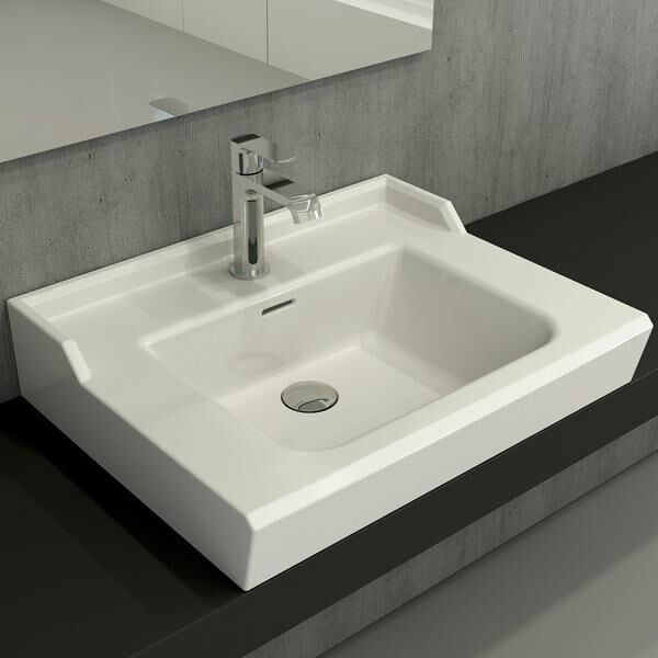 ESTELLA 60 Lavabo Par Beyaz 600x475mm