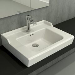ESTELLA 60 Lavabo Par Beyaz 600x475mm