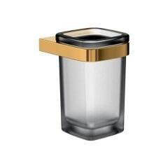 PLATO Diş fırçalık,duvara monte,parlak altın