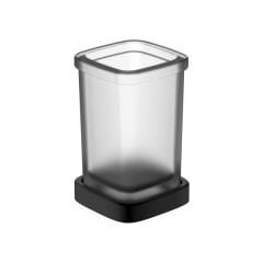 PLATO Diş fırçalık,tezgah üstü,mat siyah