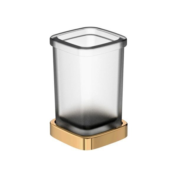 PLATO Diş fırçalık,tezgah üstü,parlak altın