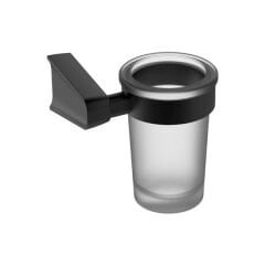 NORM Diş fırçalık,duvara monte,mat siyah