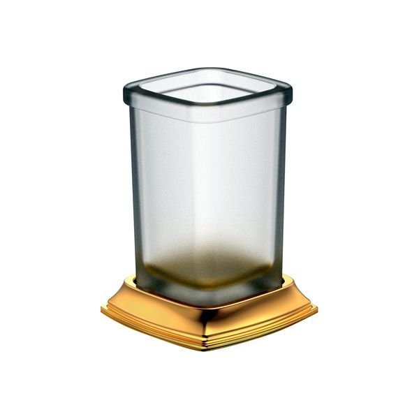 MARTIN Diş fırçalık,tezgah üstü,parlak altın