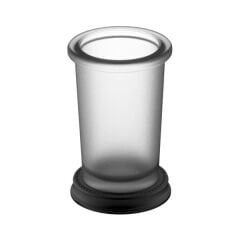 CALISTO Diş fırçalık,tezgah üstü,mat siyah