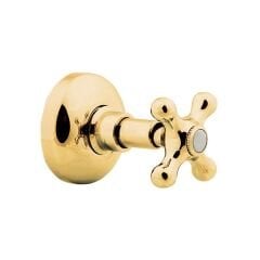 KLASSIS Ankastre Stop Valf 20mm Parlak Altın