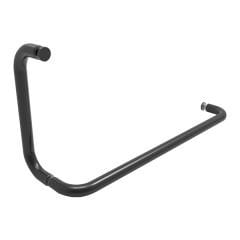 CITIUS R Havluluk-çekme kol,yuvarlak,mat siyah