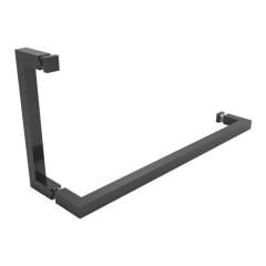 CITIUS S Havluluk-çekme kol,köşeli.,mat siyah