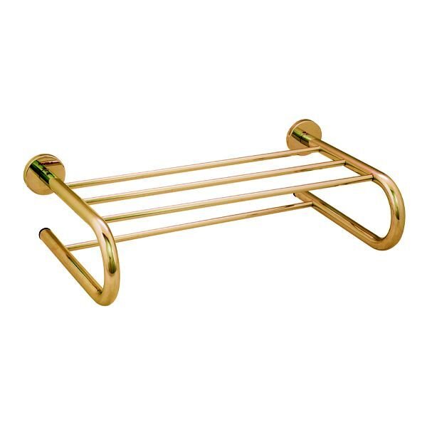 SETO Raflı havluluk,yuvarlak,parlak altın